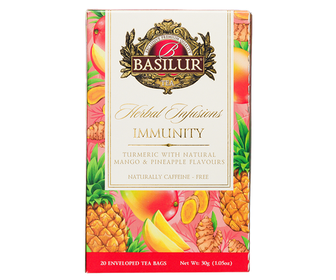 Basilur Herbal Infusions - Immunity - 20 Enveloped Tea Bags