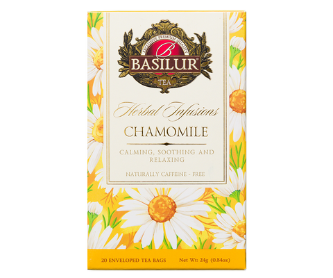 Basilur Herbal Infusions - Chamomile - 20 Enveloped Tea Bags