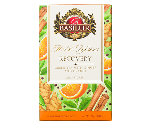 Basilur Herbal Infusions - Recovery- 20 Enveloped Tea Bags