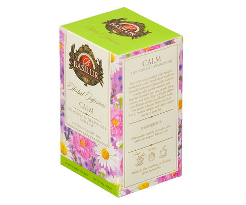 Basilur Herbal Infusions - Calm - 20 Enveloped Tea Bags