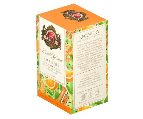 Basilur Herbal Infusions - Recovery- 20 Enveloped Tea Bags