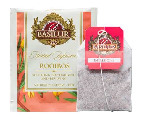 Basilur Herbal Infusions - Rooibos - 20 Enveloped Tea Bags