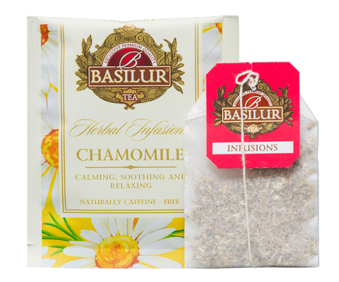 Basilur Herbal Infusions - Chamomile - 20 Enveloped Tea Bags
