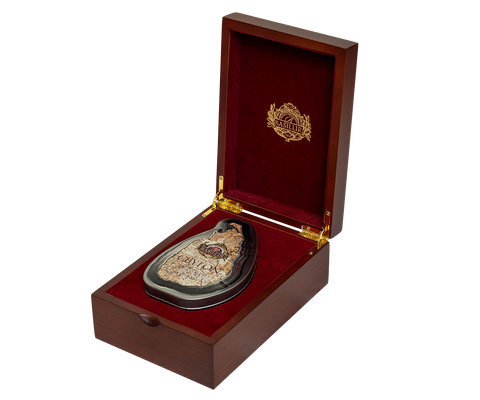 Basilur Wooden Gift Box with an Island of Tea Tin - Earl Grey