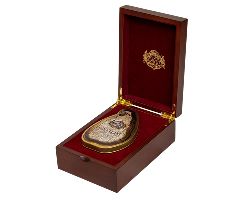 Basilur Wooden Gift Box with an Island of Tea Tin - Ceylon Gold Tea