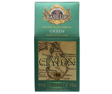 Basilur Pure Ceylon Green Tea - 100G Loose Leaf Green Tea