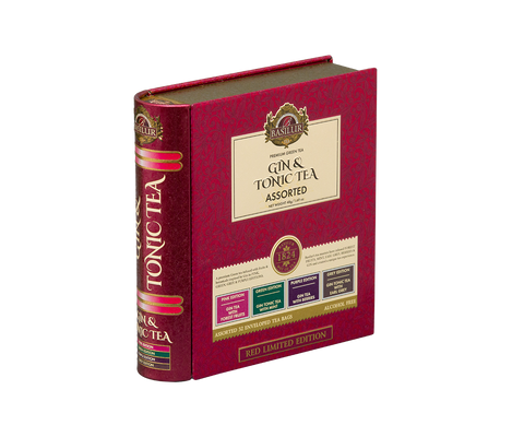 Gin & Tonic Tea- Red Limited Edition - 32 Enveloped Tea Bags - 4 Flavours