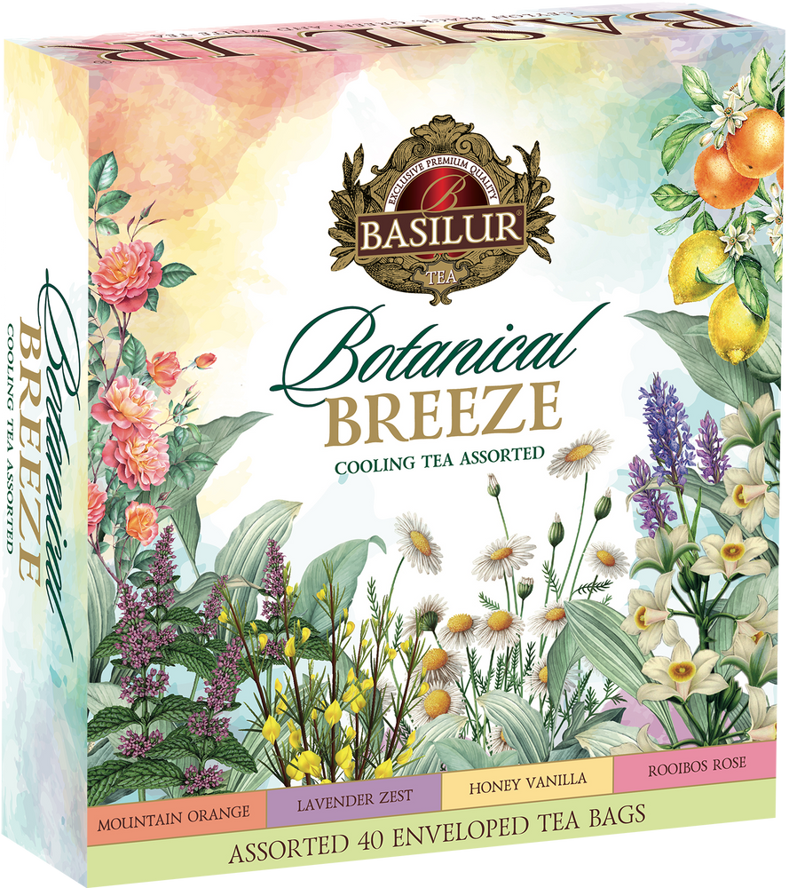 Botanical Breeze - Assorted Tea (40 Envelopes) – Basilur Tea